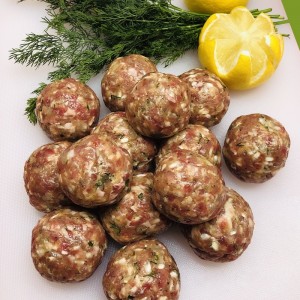 Meatballs with rice...